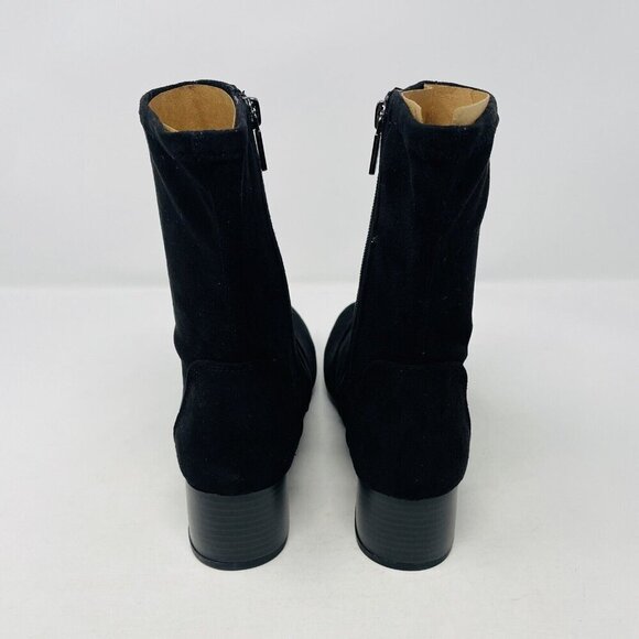 Kenneth Cole Reaction Womens Size 7.5M Road Stretch Block Heel Booties Black $99 - Picture 8 of 10